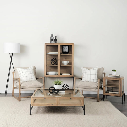 Brayden Upholstered Accent Chair by Mercana. Made from fabric, wood in a unique style.