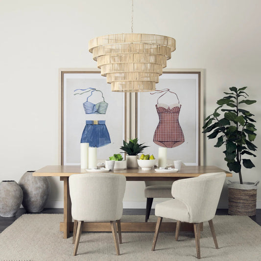 Niles Dining Chair by Mercana. Made from fabric, wood in a unique style.