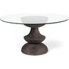 Dark Brown, Gray, Glass