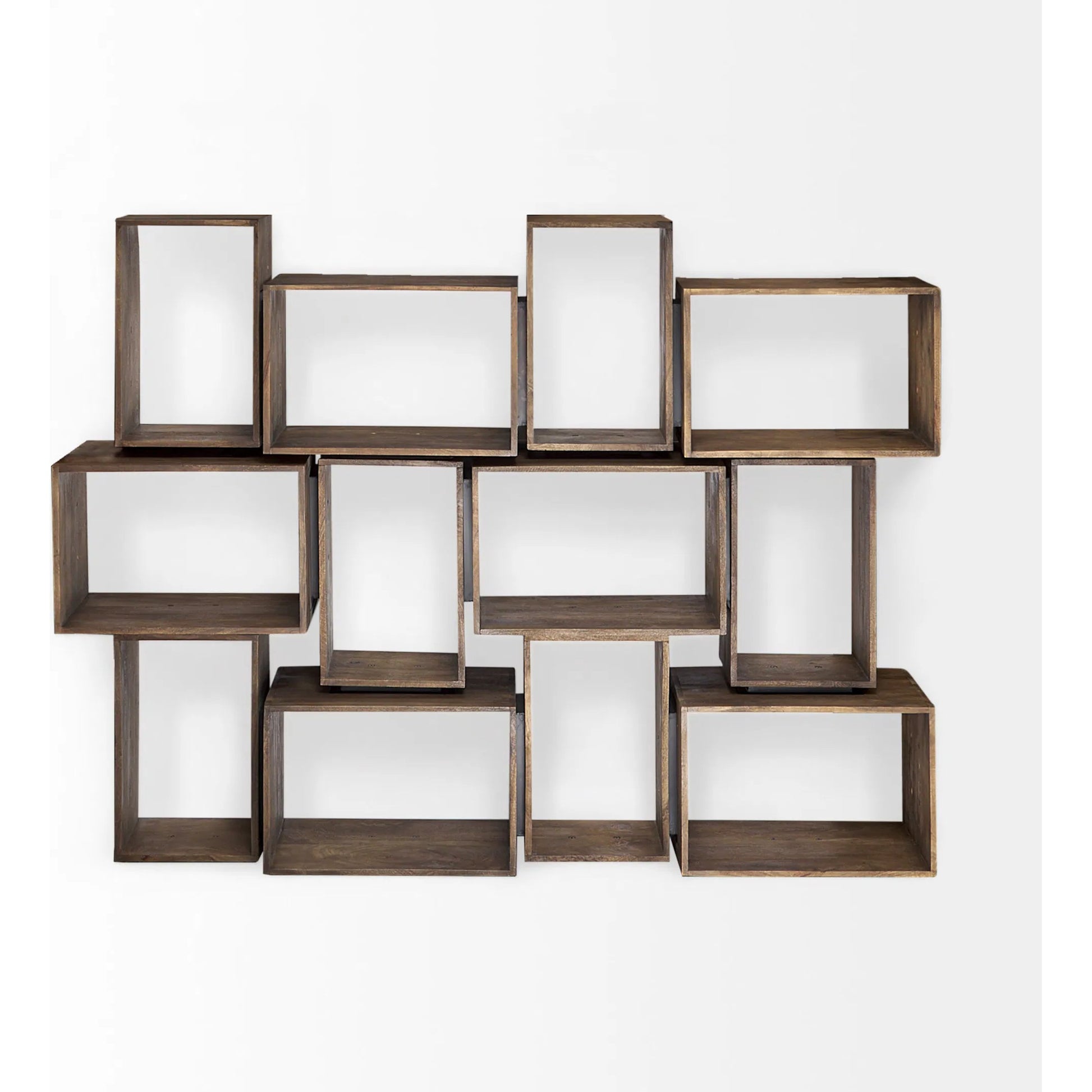 Simul Shelving Unit by Mercana in beige. Made from unique in a coastal style.
