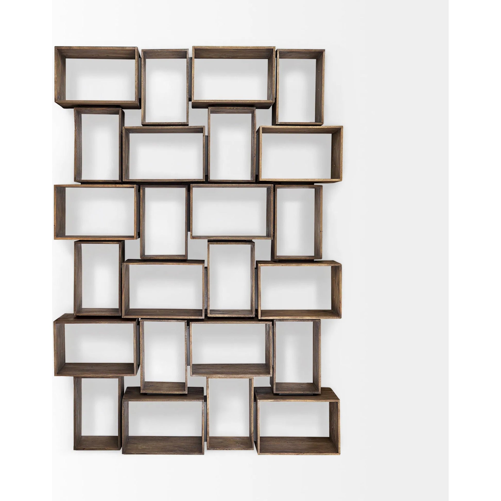 Simul Shelving Unit by Mercana in beige. Made from unique in a coastal style.