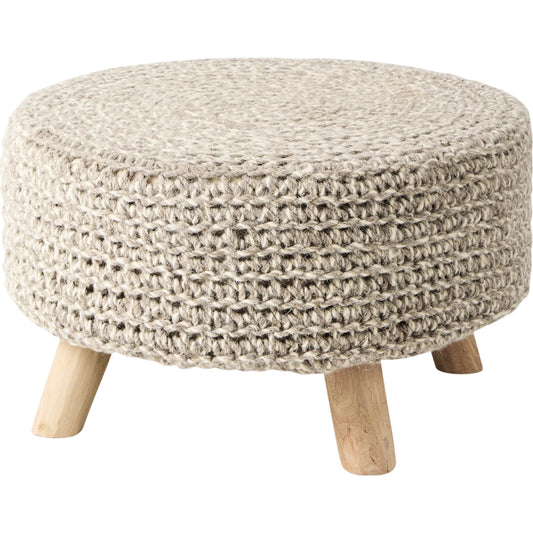 Bina Stool by Mercana. Made from wool in a unique style.