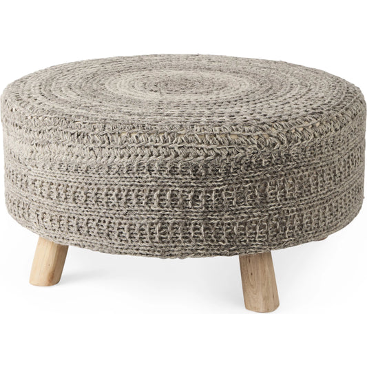 Bina Stool by Mercana. Made from wool in a unique style.