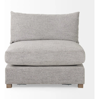 Valence Medium Gray Modular Sofa Elements by Mercana in gray. Made from fabric in a transitional style.