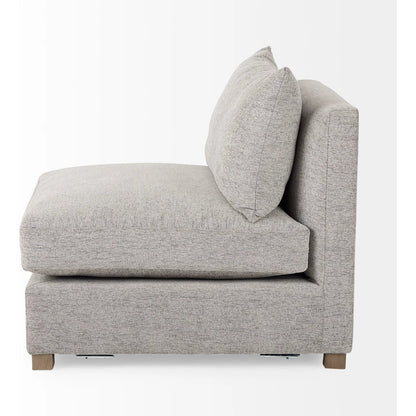 Valence Medium Gray Modular Sofa Elements by Mercana in gray. Made from fabric in a transitional style.