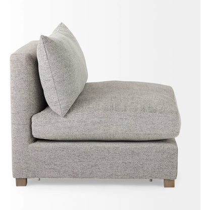 Valence Medium Gray Modular Sofa Elements by Mercana in gray. Made from fabric in a transitional style.