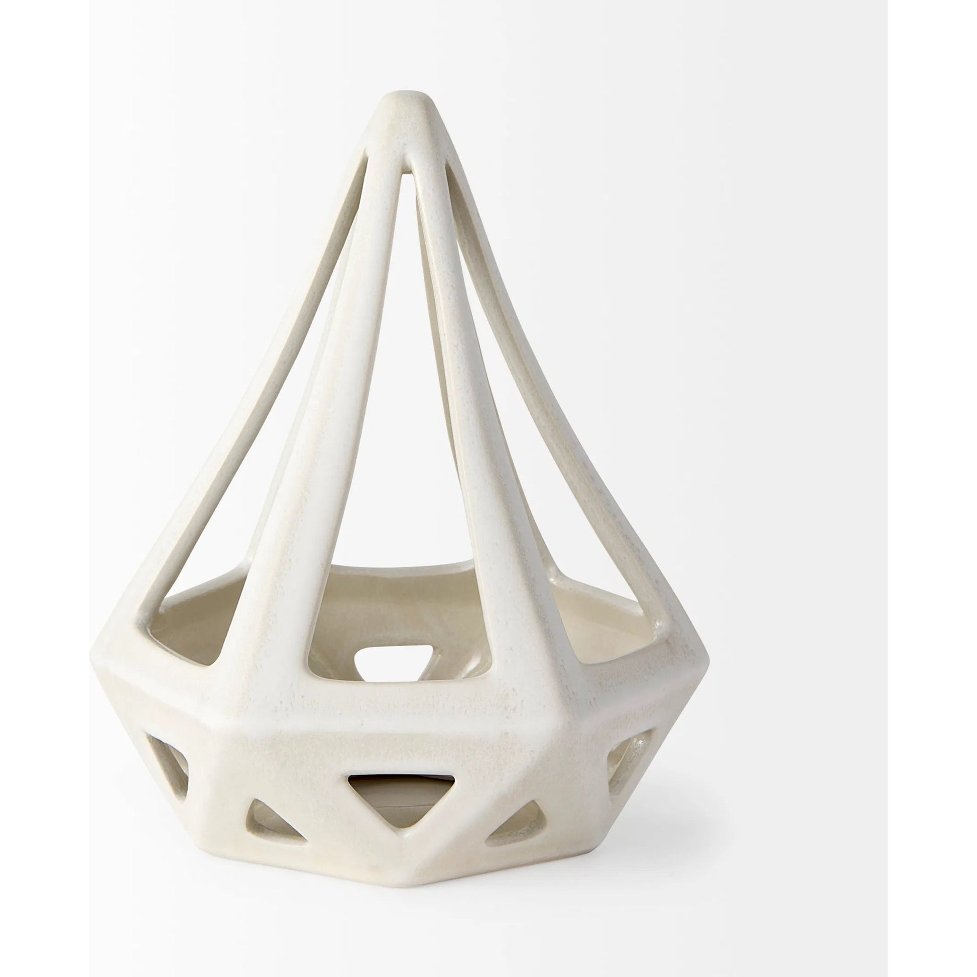Hood Geometric Ceramic Object by Mercana. Made from metal in a modern style.