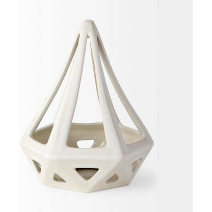 Hood Geometric Ceramic Object by Mercana. Made from metal in a modern style.