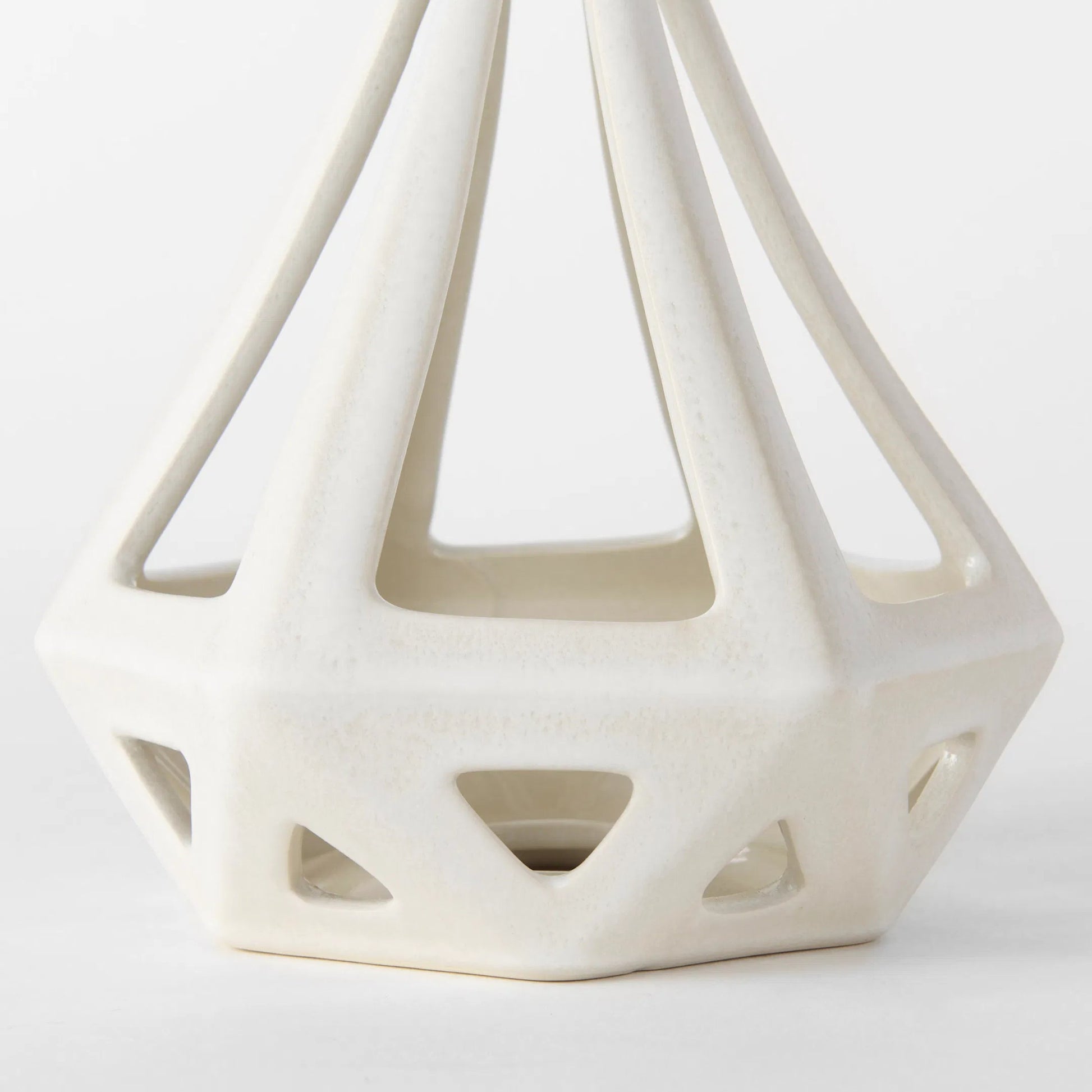 Hood Geometric Ceramic Object by Mercana. Made from metal in a modern style.