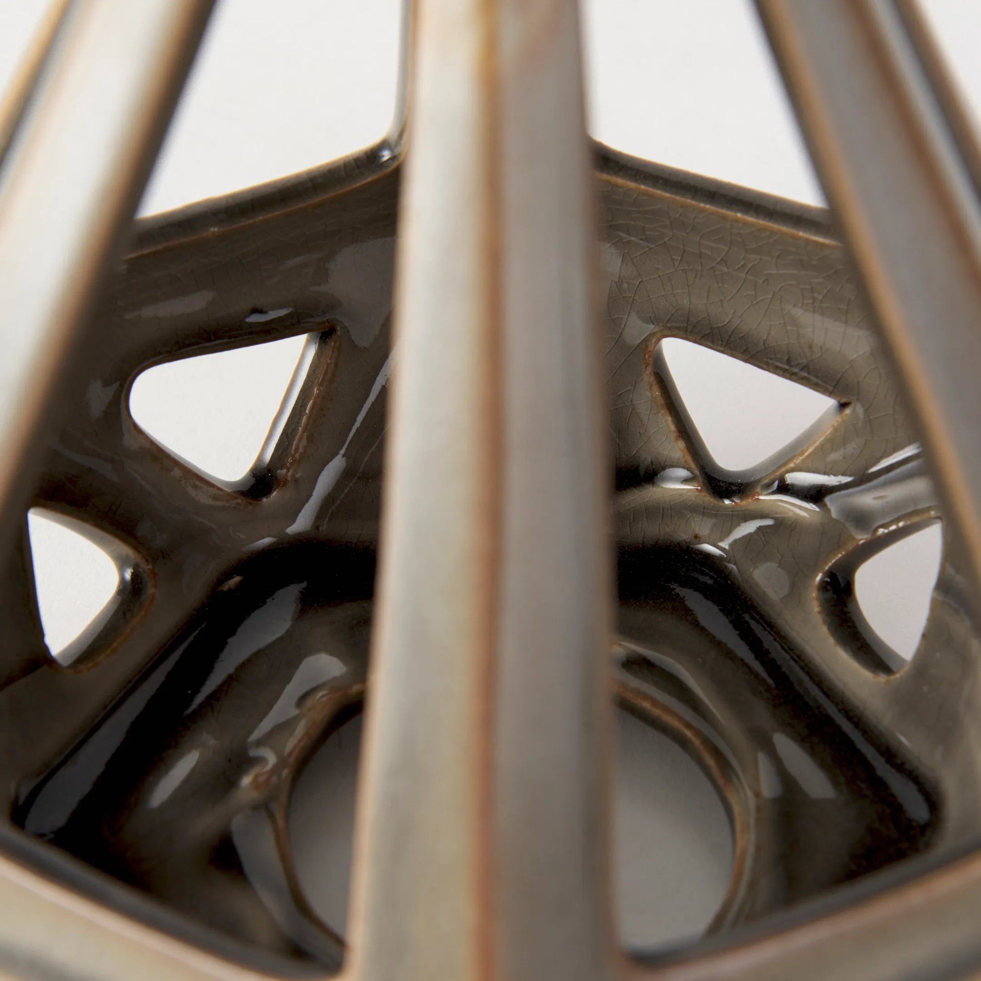 Hood Geometric Ceramic Object by Mercana. Made from metal in a modern style.