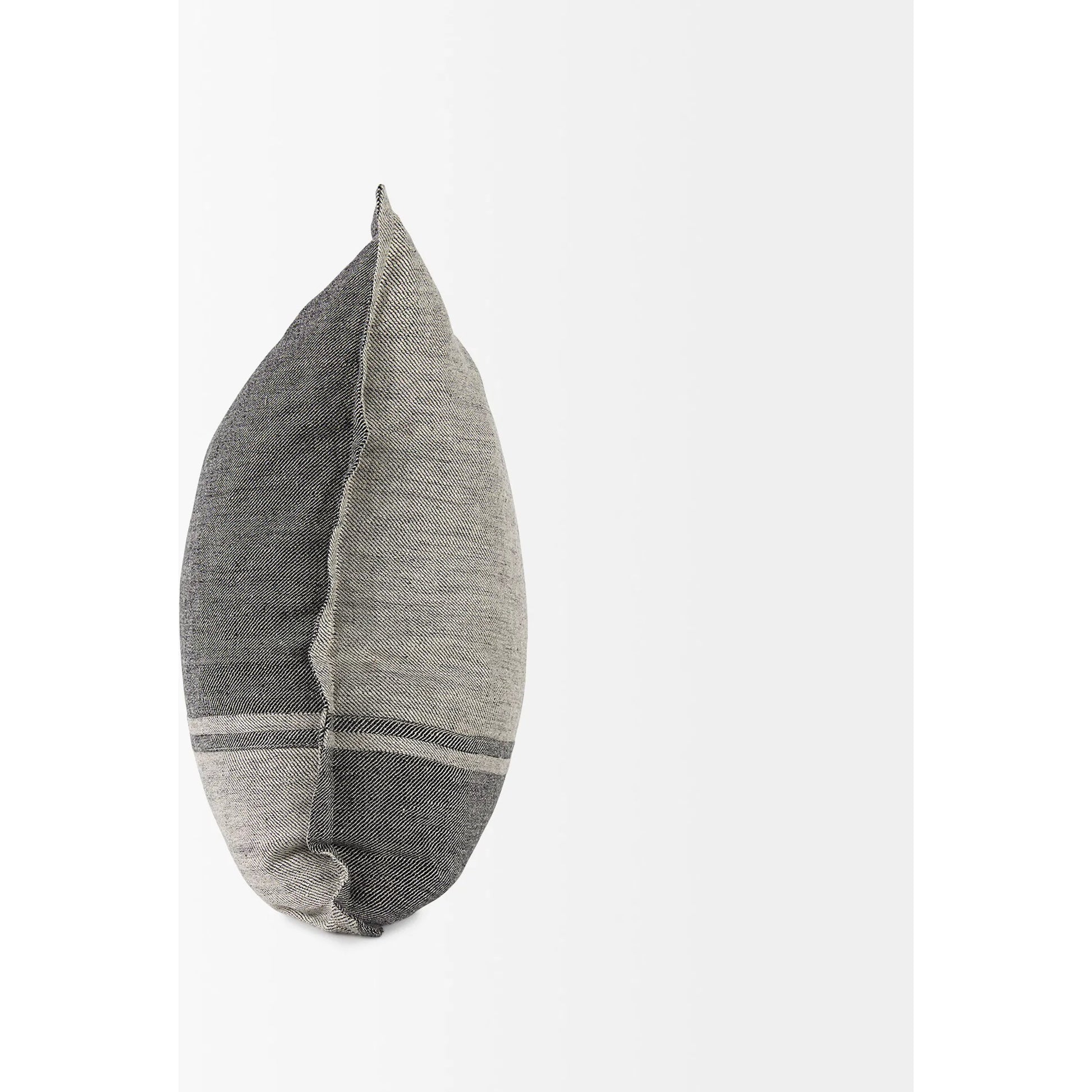 Zadie Color Blocked Square Pillow Cover by Mercana in gray. Made from fabric in a transitional style.