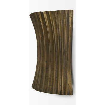 Letitia Wall Sconce by Mercana in gold. Made from metal in a modern style.