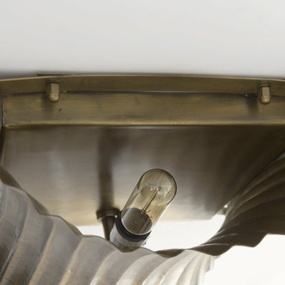 Letitia Wall Sconce by Mercana in gold. Made from metal in a modern style.