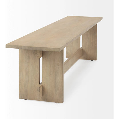 Aida Bench by Mercana. Made from solid wood in a transitional style.