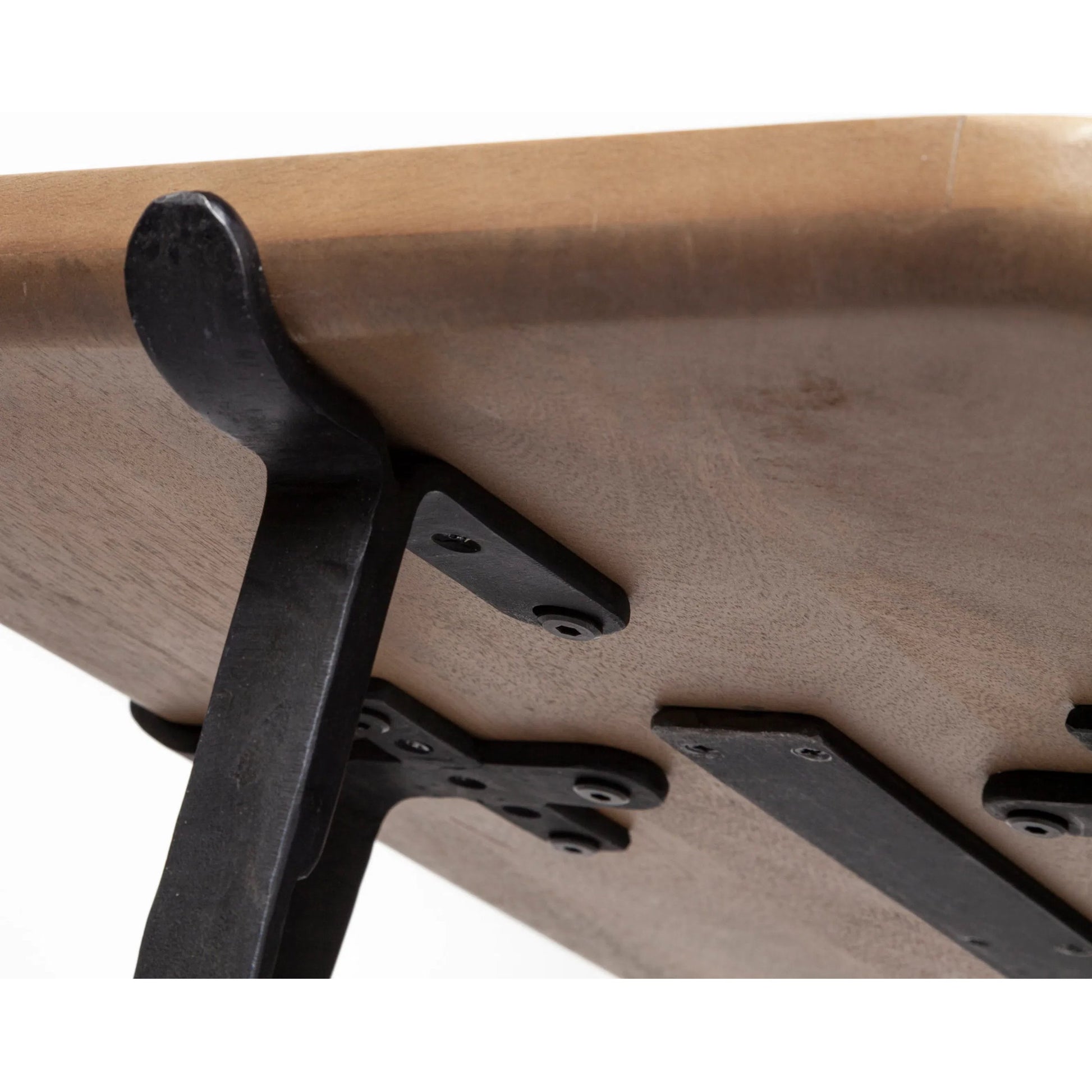 Helios Console Table by Mercana in mango wood, natural. Made from unique in a modern style.