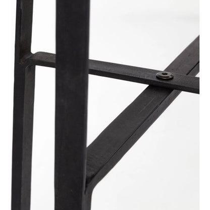 Helios Console Table by Mercana in mango wood, natural. Made from unique in a modern style.