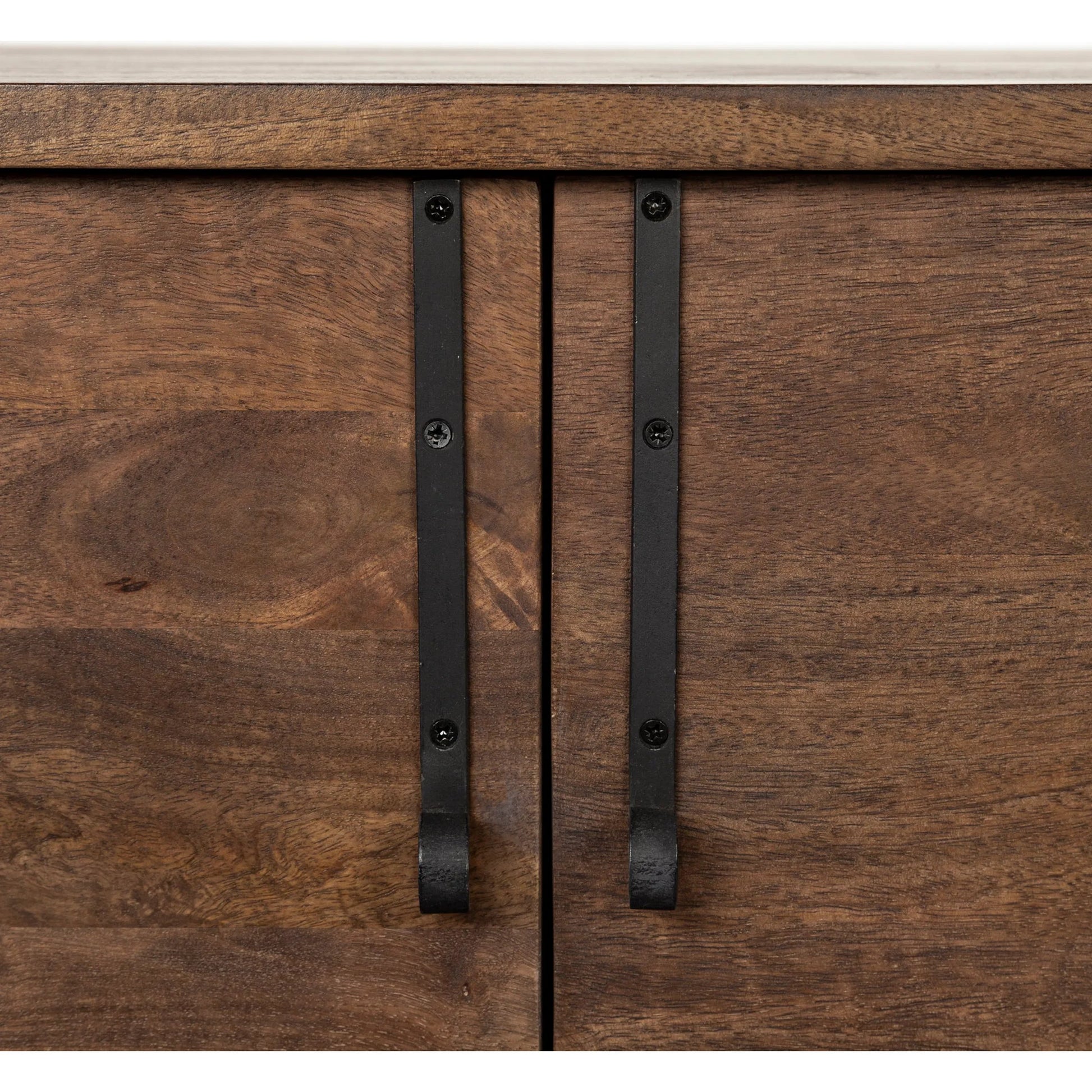 Glenn Sideboard by Mercana in dark brown. Made from unique in a modern style.