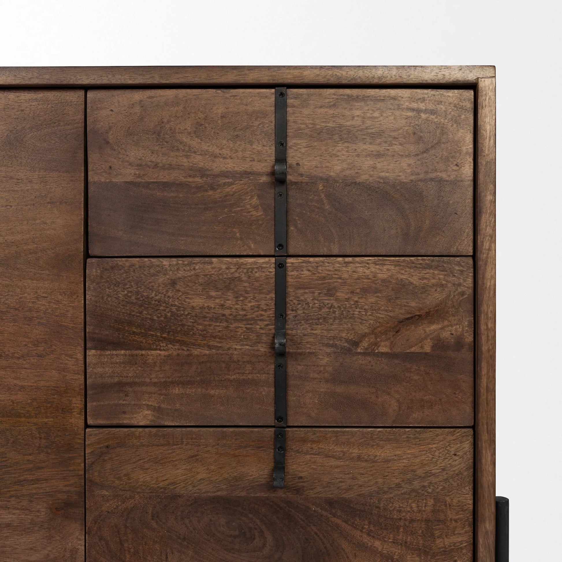 Glenn Sideboard by Mercana in dark brown. Made from unique in a modern style.