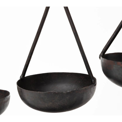 Enos 4 Bowl Ancient Spice Market Decorative Display by Mercana in metal. Made from unique in a modern style.