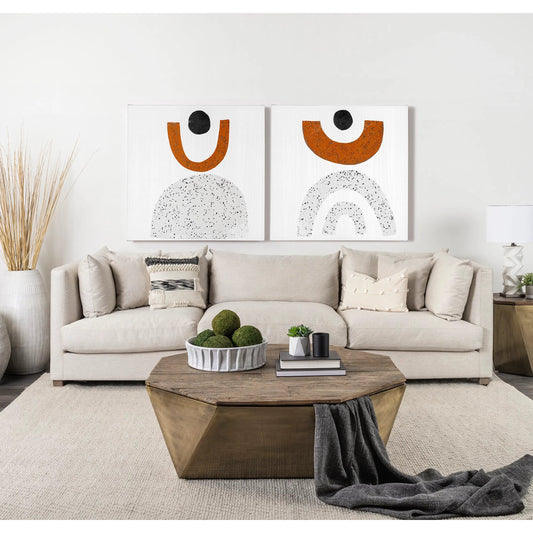 Valence Cream Modular Sofa Elements by Mercana in cream. Made from unique in a transitional style.