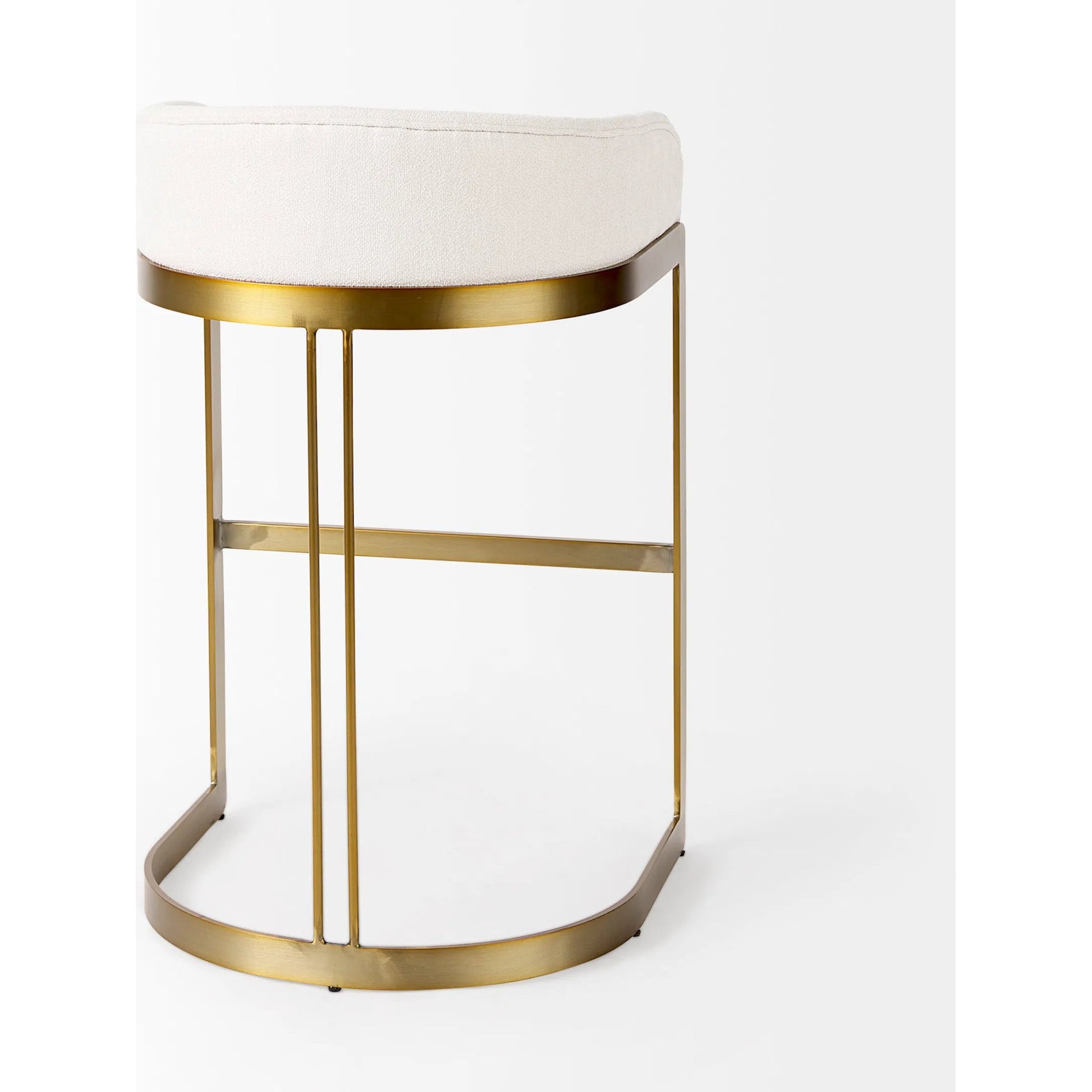 Hollyfield Bar Stool by Mercana. Made from metal in a transitional style.