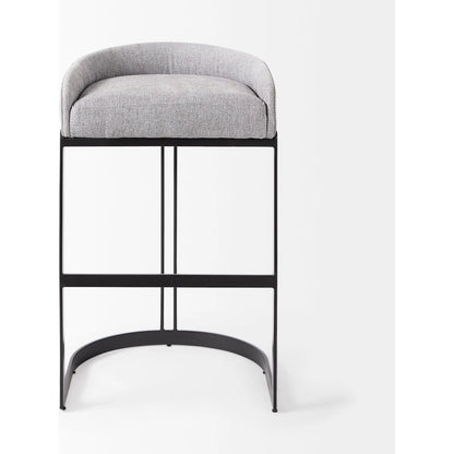 Hollyfield Bar Stool by Mercana. Made from metal in a transitional style.