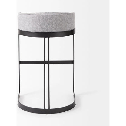 Hollyfield Bar Stool by Mercana. Made from metal in a transitional style.