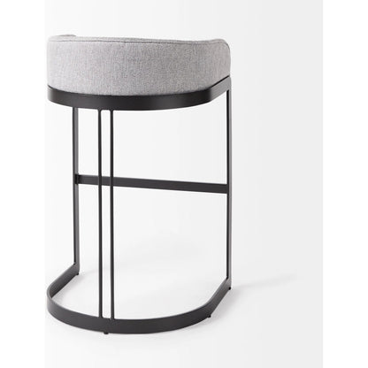 Hollyfield Bar Stool by Mercana. Made from metal in a transitional style.