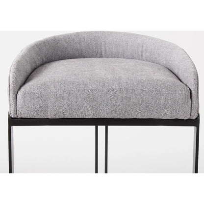 Hollyfield Bar Stool by Mercana. Made from metal in a transitional style.