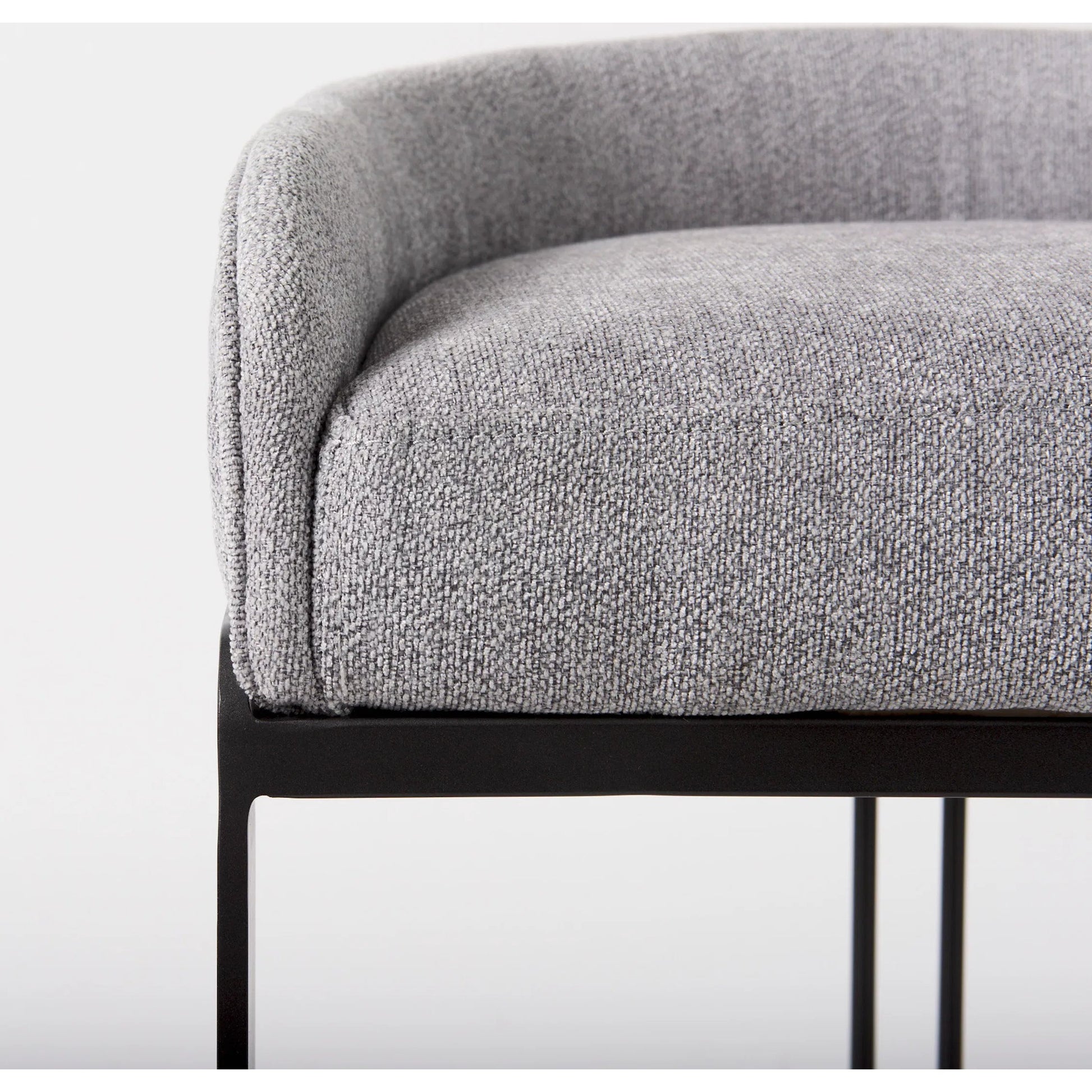 Hollyfield Bar Stool by Mercana. Made from metal in a transitional style.