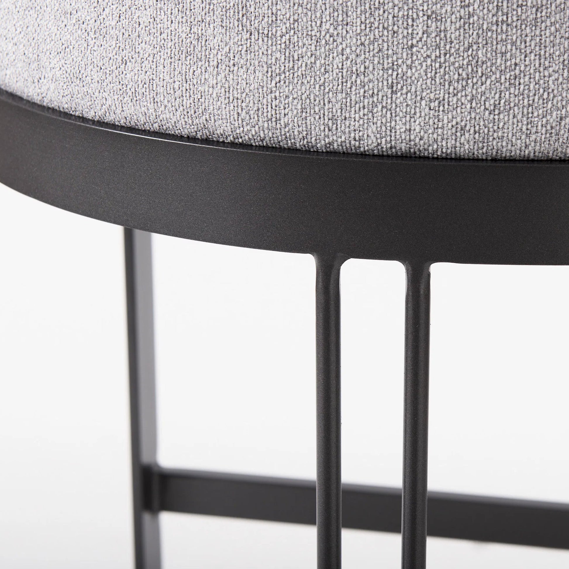 Hollyfield Bar Stool by Mercana. Made from metal in a transitional style.