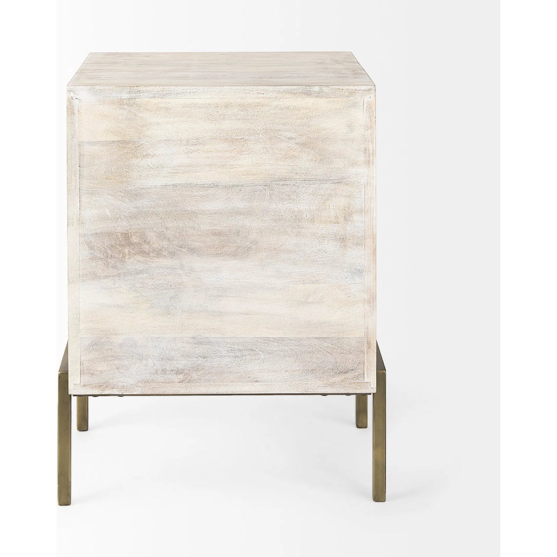 Arelius End Table by Mercana. Made from solid wood in a transitional style.