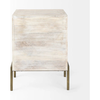 Arelius End Table by Mercana. Made from solid wood in a transitional style.