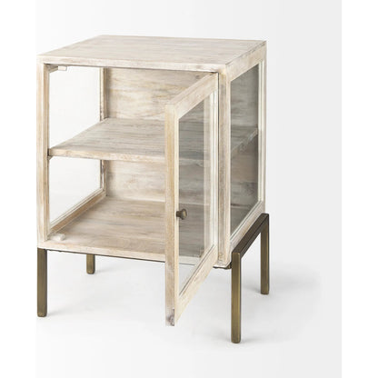 Arelius End Table by Mercana. Made from solid wood in a transitional style.