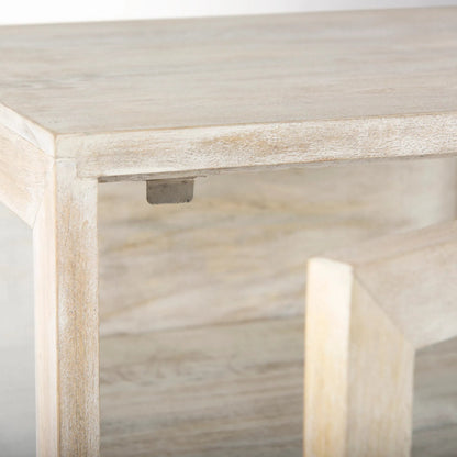 Arelius End Table by Mercana. Made from solid wood in a transitional style.