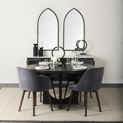 Liesl Dining Table by Mercana. Made from solid wood in a transitional style.