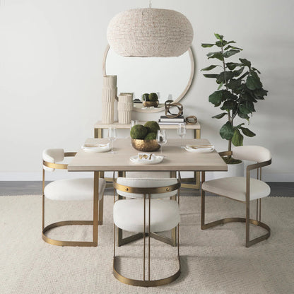 Faye Square Dining Table by Mercana. Made from solid wood in a unique style.