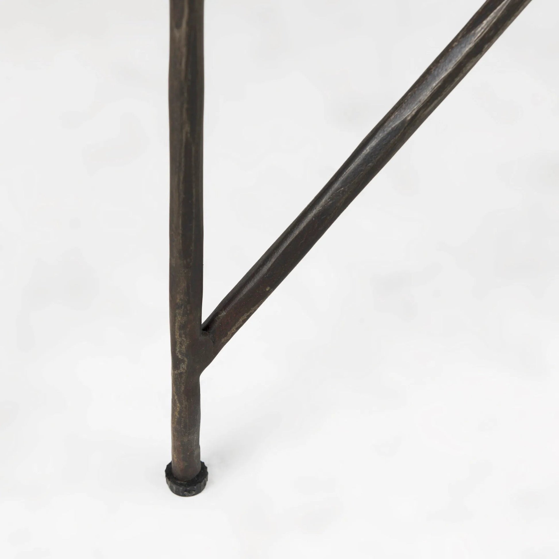 Lorlei End Tables by Mercana in white. Made from stone in a unique style.