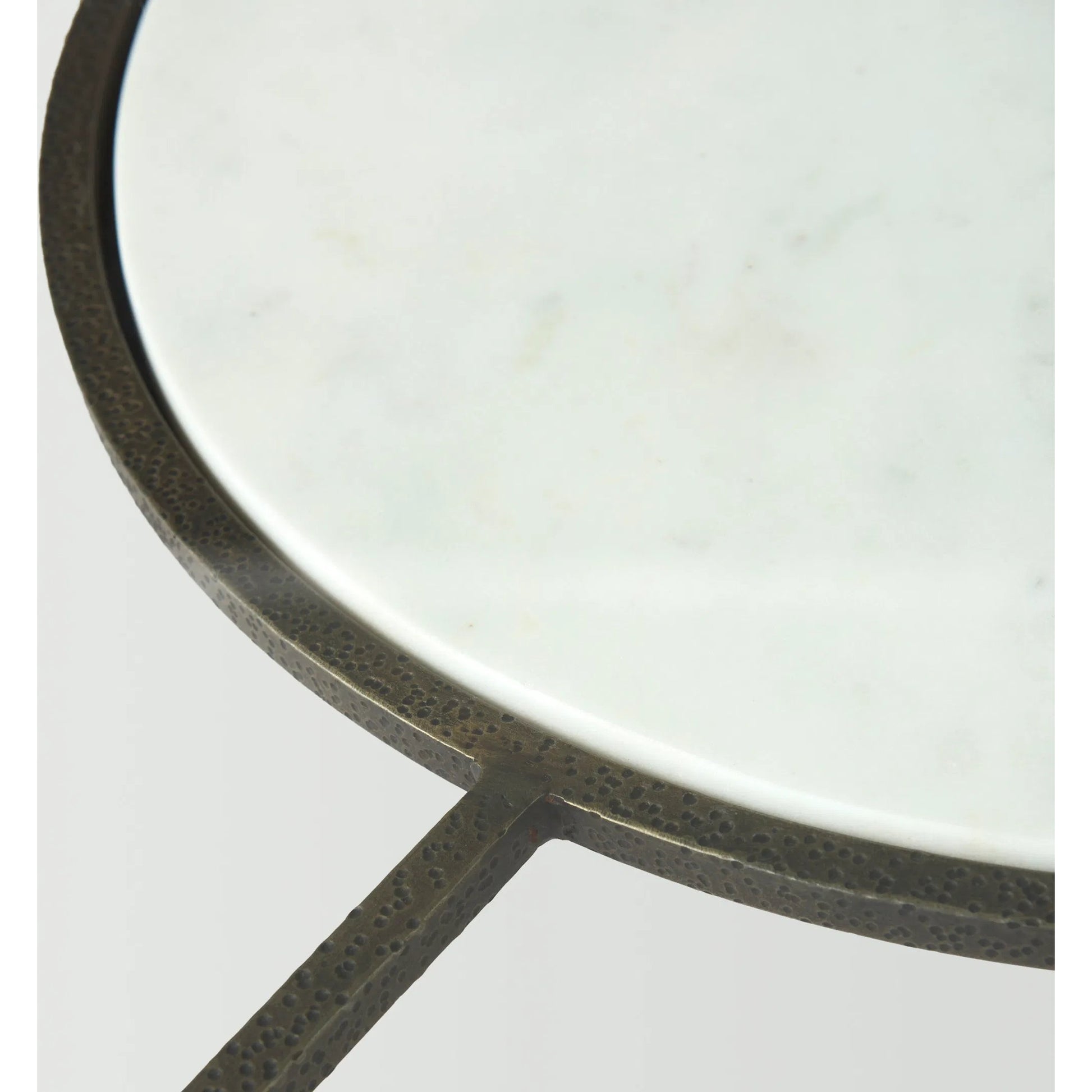 Felicity Coffee Table by Mercana in antique gold. Made from metal in a unique style.