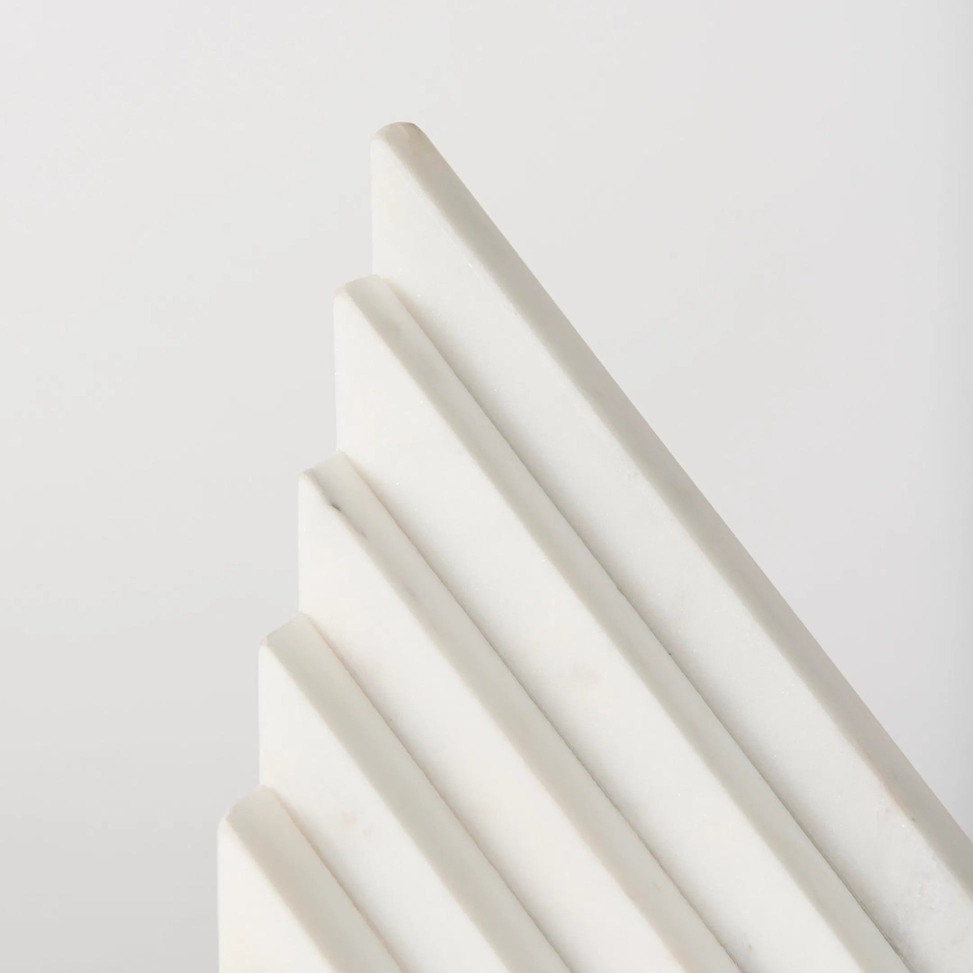 Sophia Marble Bookends by Mercana in white. Made from unique in a unique style.