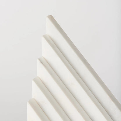 Sophia Marble Bookends by Mercana in white. Made from unique in a unique style.