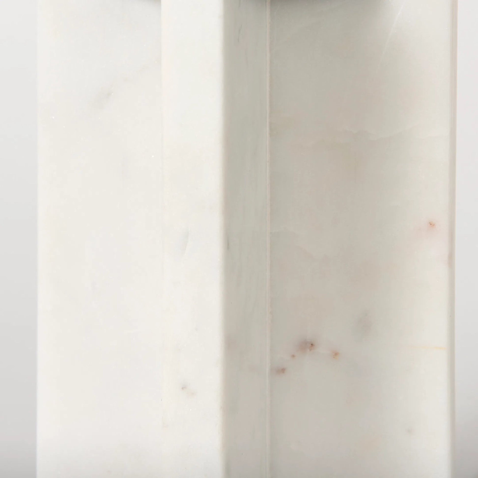 Sophia Candle Holder by Mercana in white. Made from marble in a unique style.