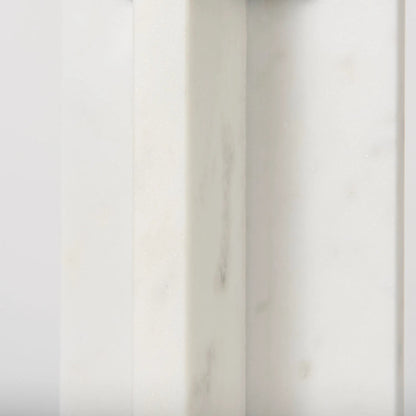 Sophia Candle Holder by Mercana in white. Made from marble in a unique style.