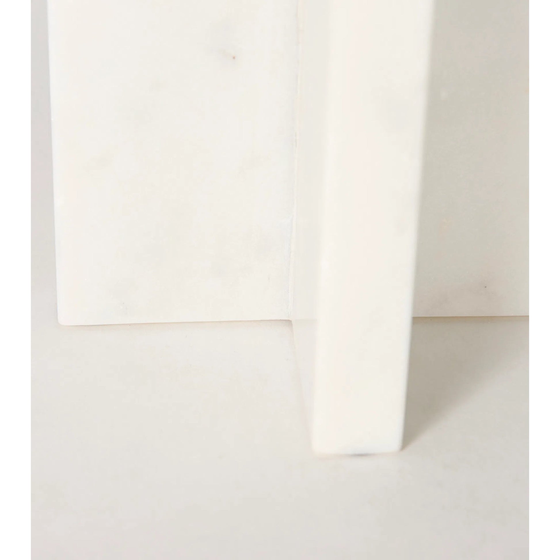 Sophia Candle Holder by Mercana in white. Made from marble in a unique style.