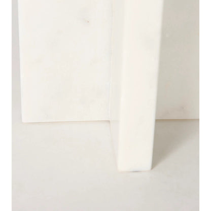 Sophia Candle Holder by Mercana in white. Made from marble in a unique style.