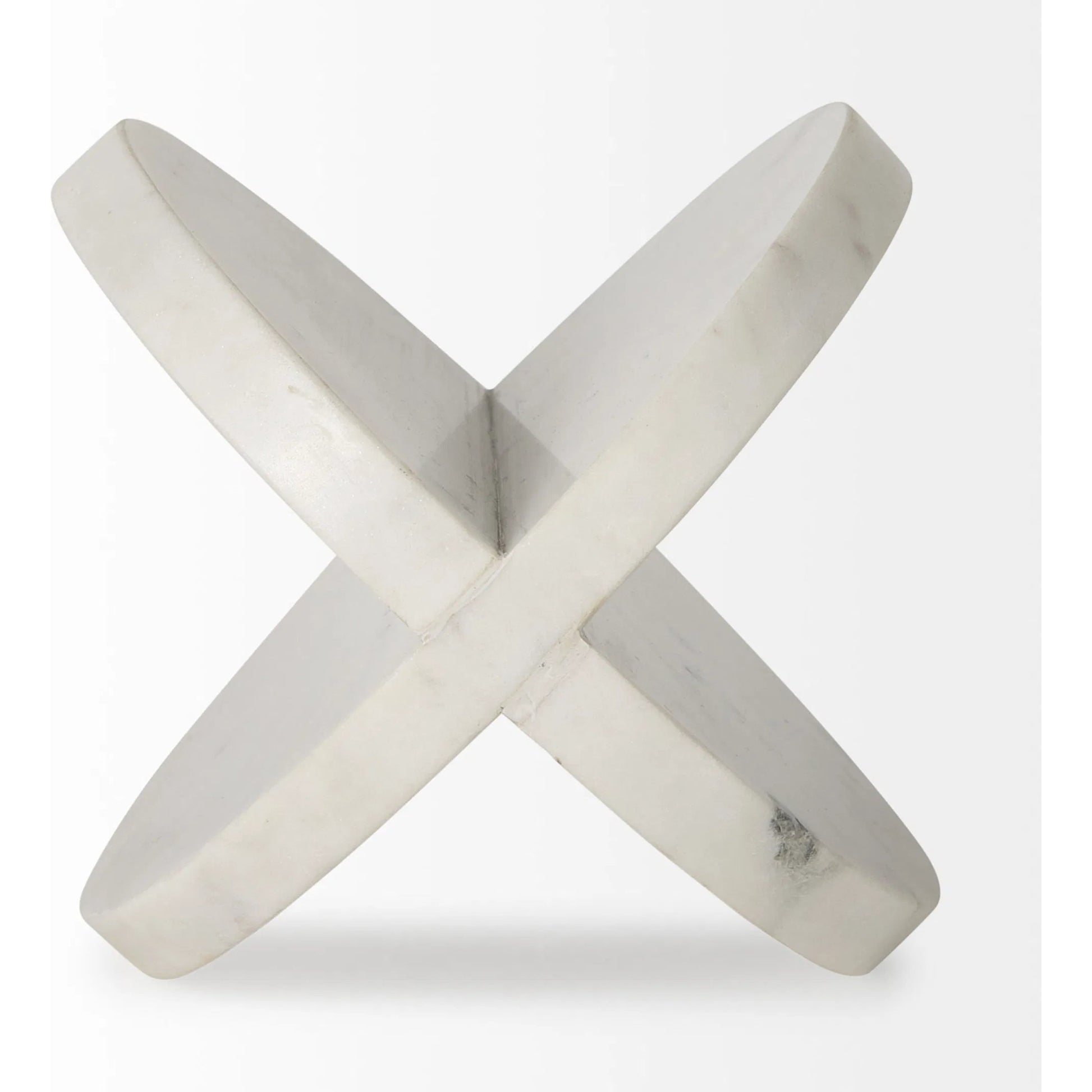 Sophia Ornament by Mercana in white. Made from marble in a unique style.