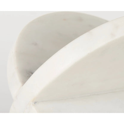 Sophia Ornament by Mercana in white. Made from marble in a unique style.
