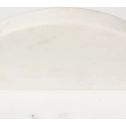 Sophia Ornament by Mercana in white. Made from marble in a unique style.