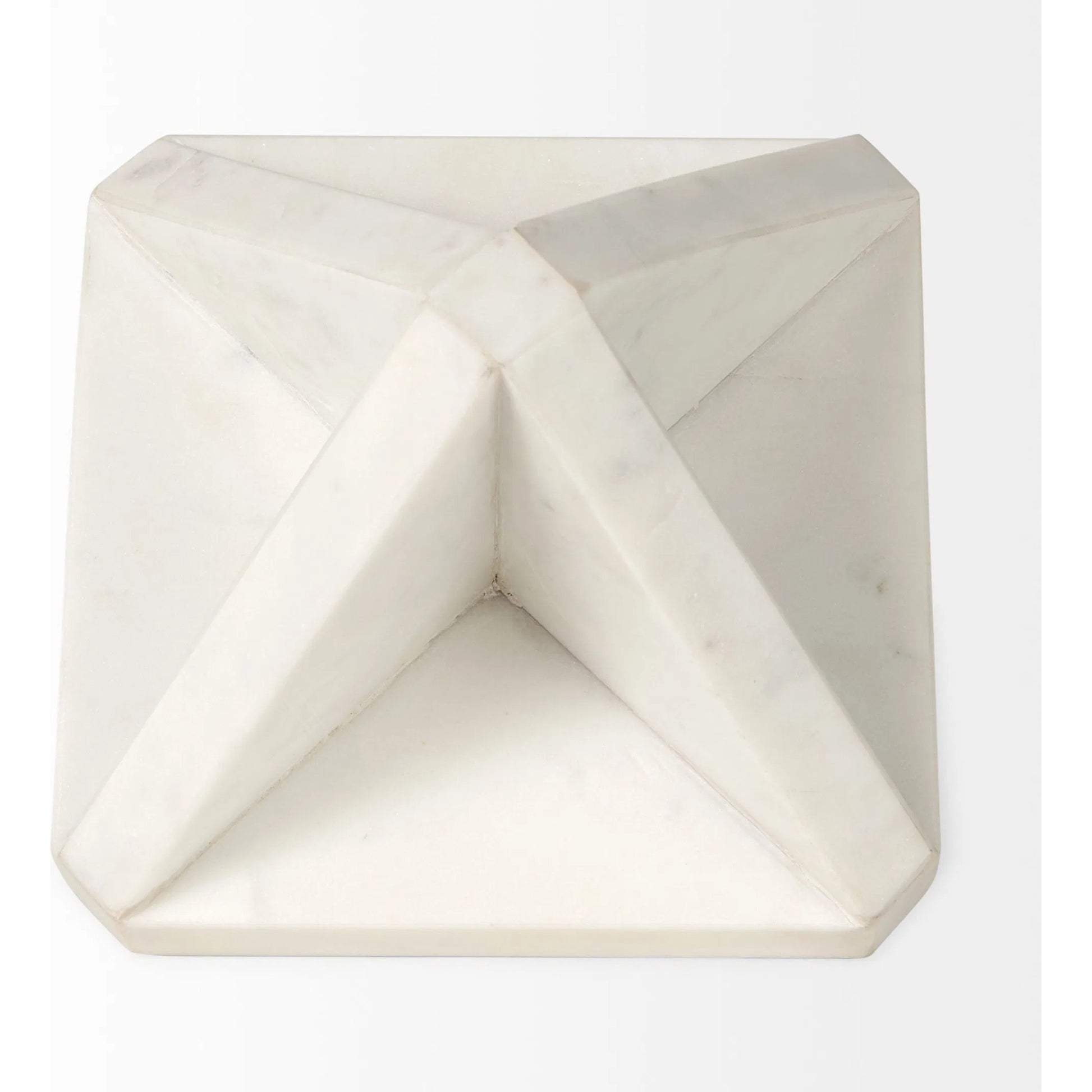 Sophia Object by Mercana in white. Made from marble in a unique style.