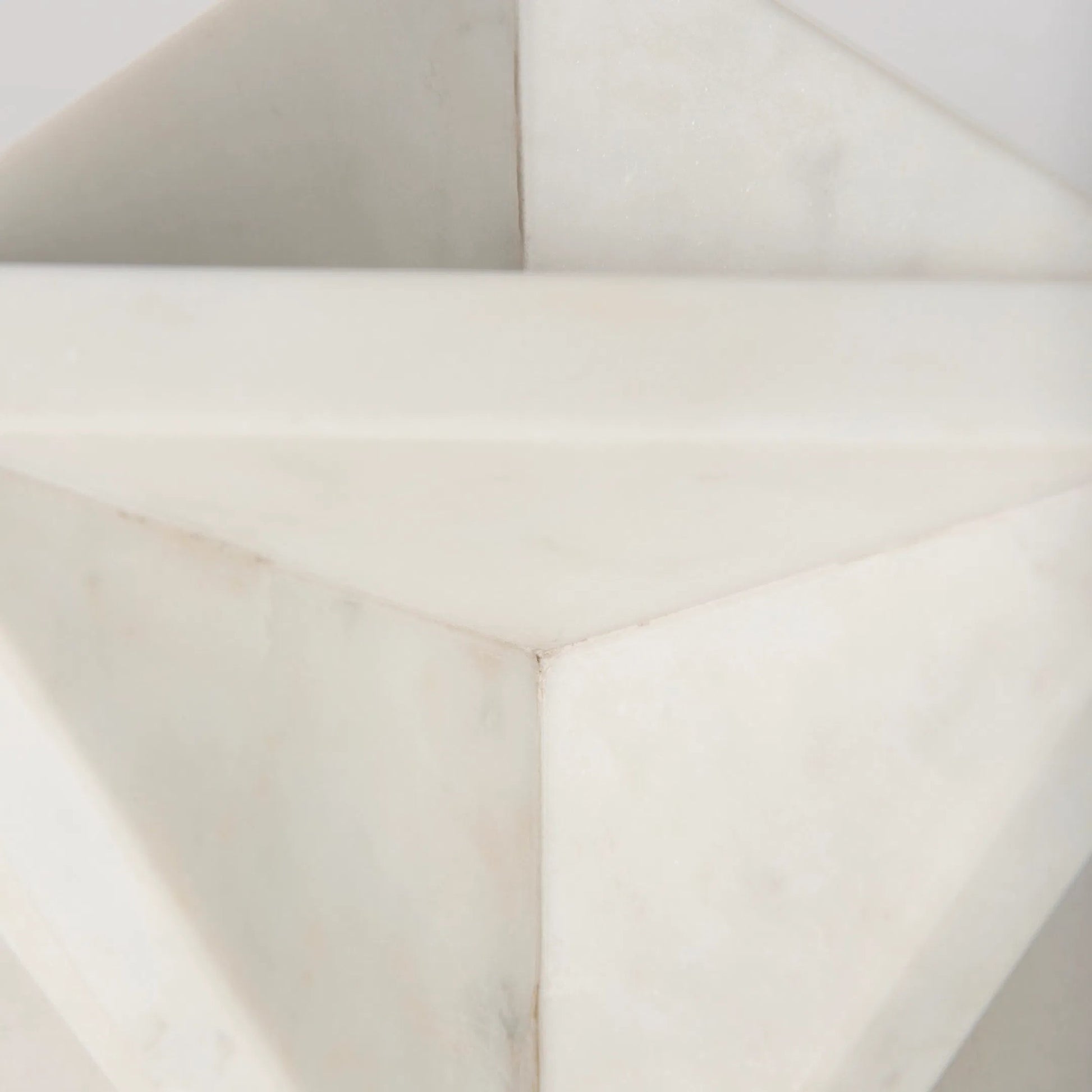 Sophia Object by Mercana in white. Made from marble in a unique style.